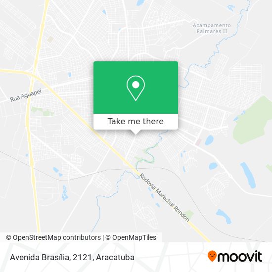 Mapa Avenida Brasília, 2121