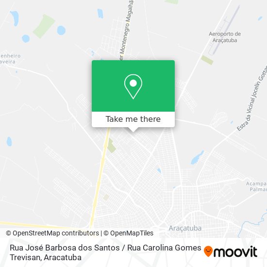 Rua José Barbosa dos Santos / Rua Carolina Gomes Trevisan map