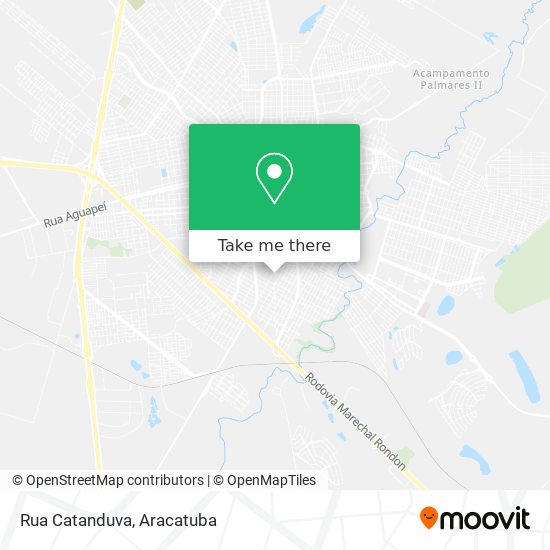 Mapa Rua Catanduva