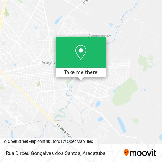 Mapa Rua Dirceu Gonçalves dos Santos
