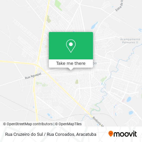Rua Cruzeiro do Sul / Rua Coroados map