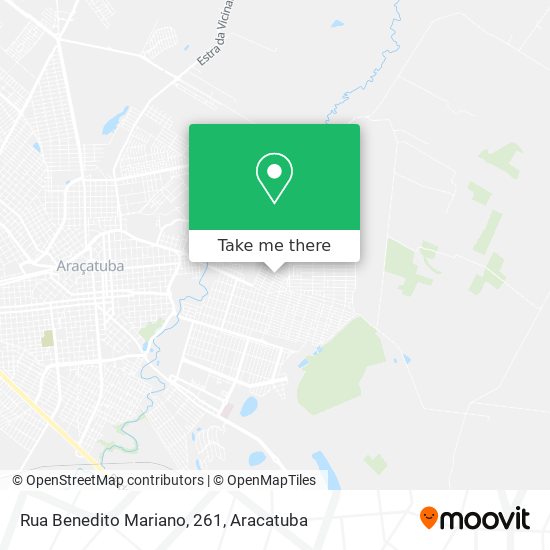 Mapa Rua Benedito Mariano, 261