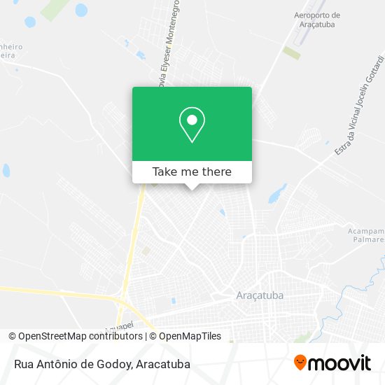 Rua Antônio de Godoy map