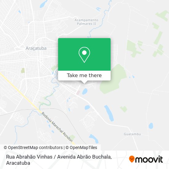 Mapa Rua Abrahão Vinhas / Avenida Abrão Buchala