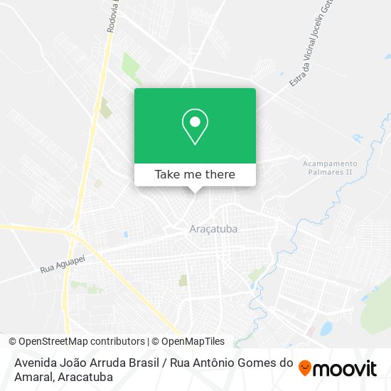Avenida João Arruda Brasil / Rua Antônio Gomes do Amaral map
