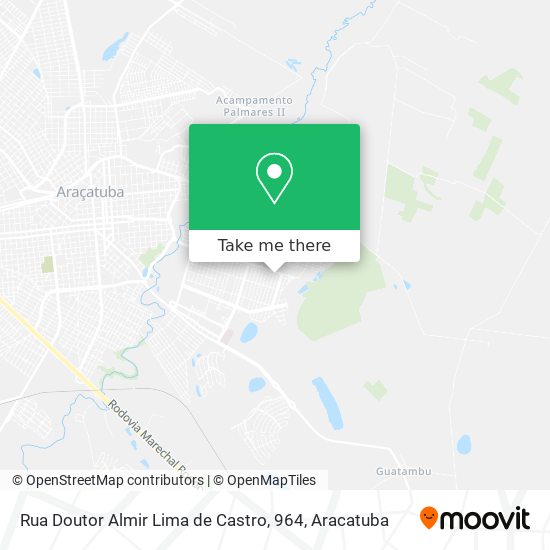 Mapa Rua Doutor Almir Lima de Castro, 964