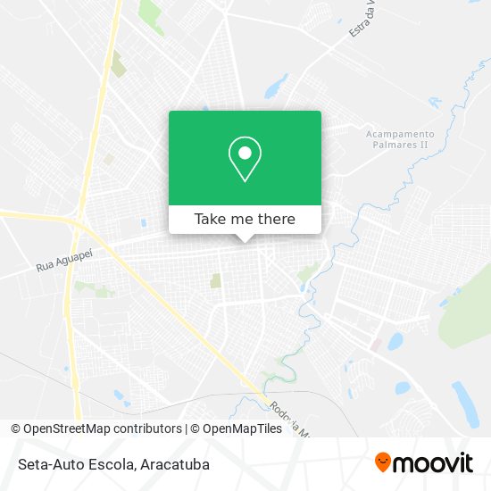 Seta-Auto Escola map