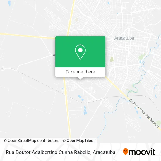 Rua Doutor Adalbertino Cunha Rabello map