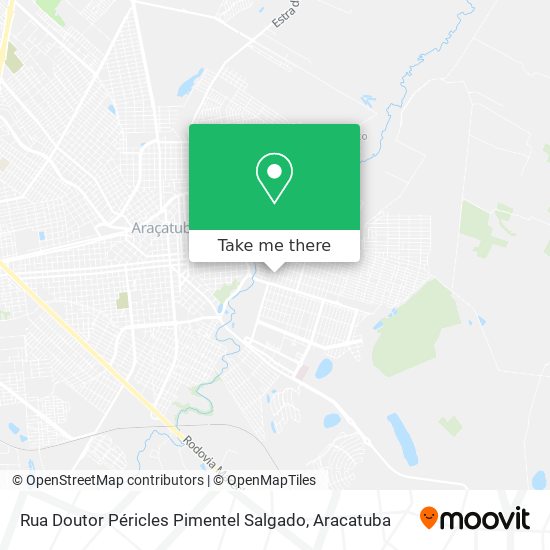 Rua Doutor Péricles Pimentel Salgado map