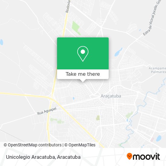 Unicolegio Aracatuba map