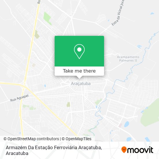Armazém Da Estação Ferroviária Araçatuba map
