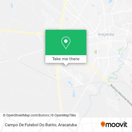 Campo De Futebol Do Batito map