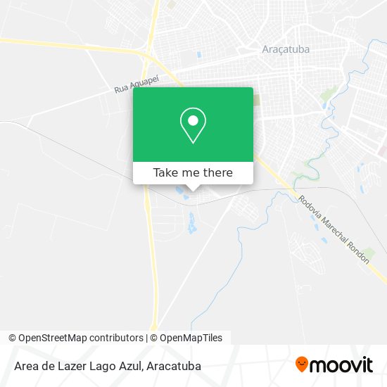 Area de Lazer Lago Azul map