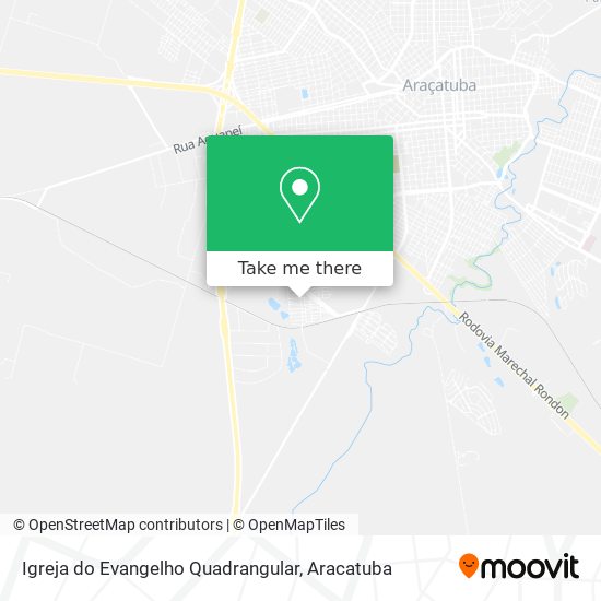 Igreja do Evangelho Quadrangular map