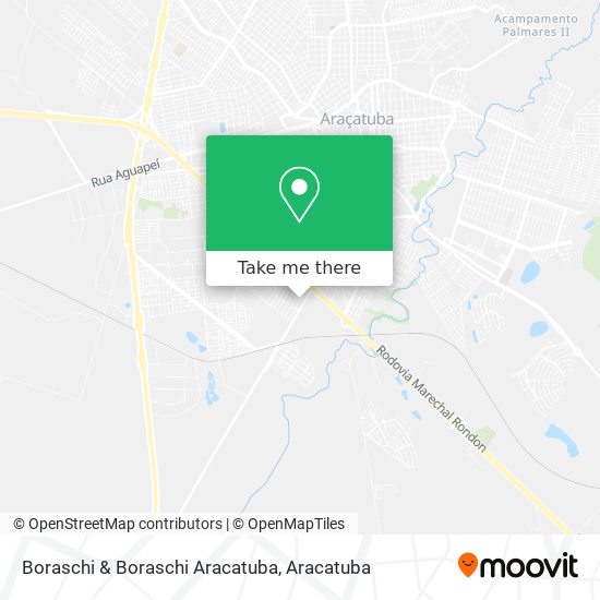 Boraschi & Boraschi Aracatuba map