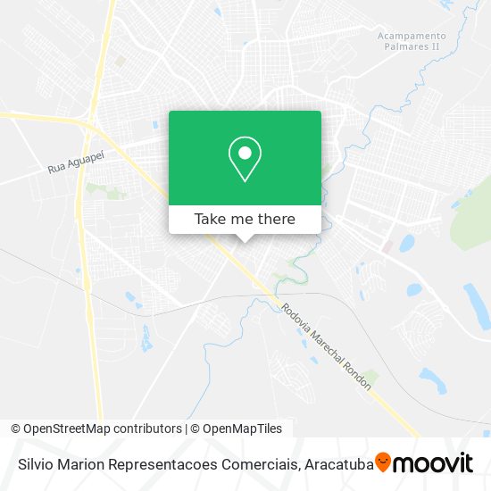 Silvio Marion Representacoes Comerciais map