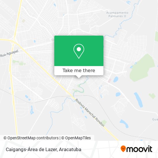Caigangs-Área de Lazer map