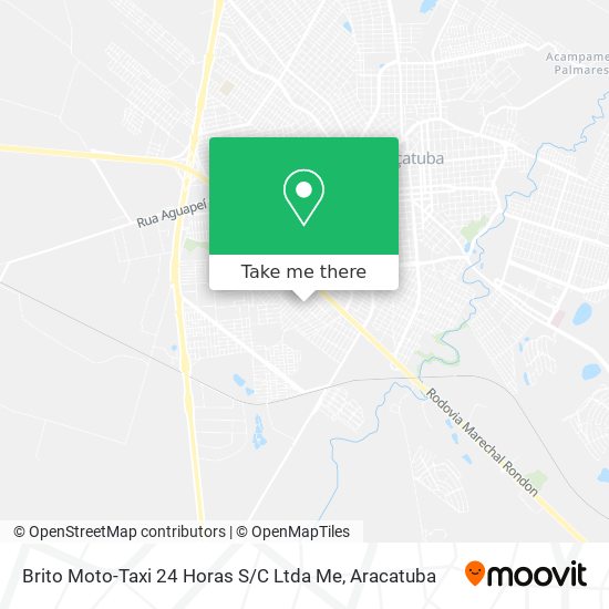 Brito Moto-Taxi 24 Horas S / C Ltda Me map