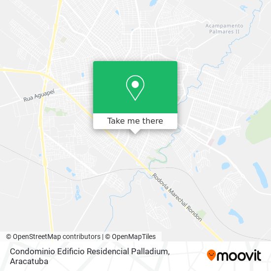 Condominio Edificio Residencial Palladium map