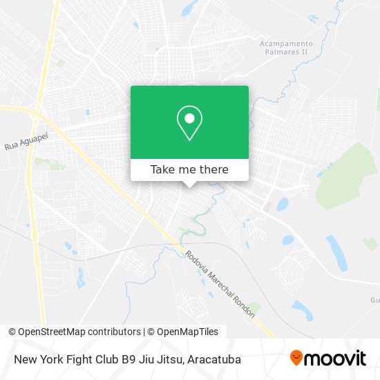 Mapa New York Fight Club B9 Jiu Jitsu