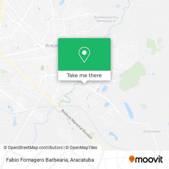 Fabio Fornagero Barbearia map