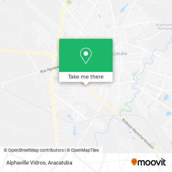 Alphaville Vidros map