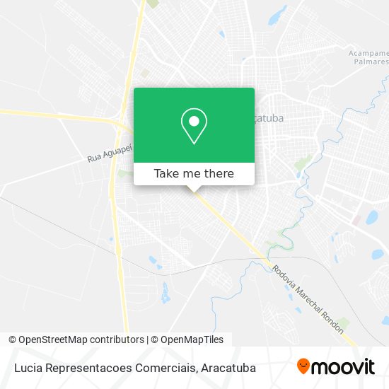 Mapa Lucia Representacoes Comerciais