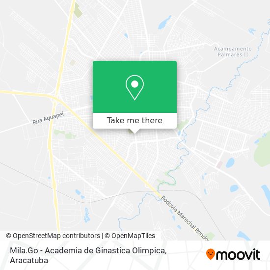 Mapa Mila.Go - Academia de Ginastica Olimpica