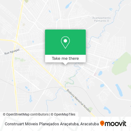 Construart Móveis Planejados Araçatuba map
