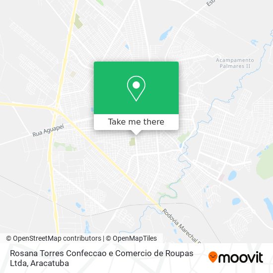 Rosana Torres Confeccao e Comercio de Roupas Ltda map