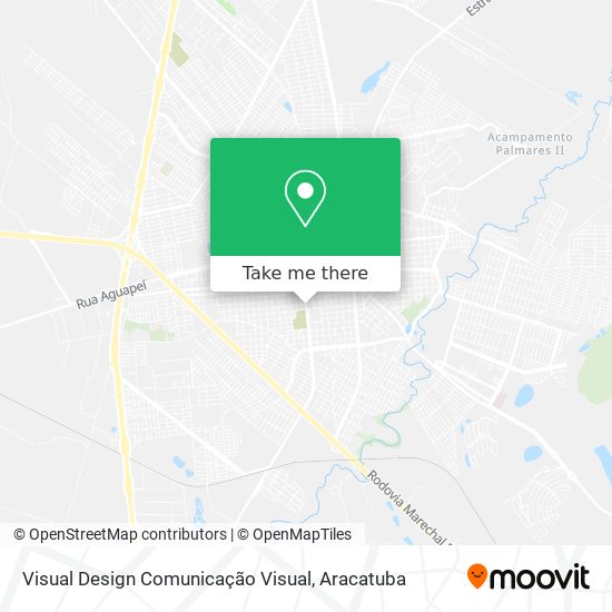 Visual Design Comunicação Visual map
