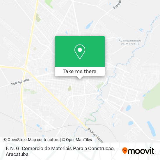 F. N. G. Comercio de Materiais Para a Construcao map