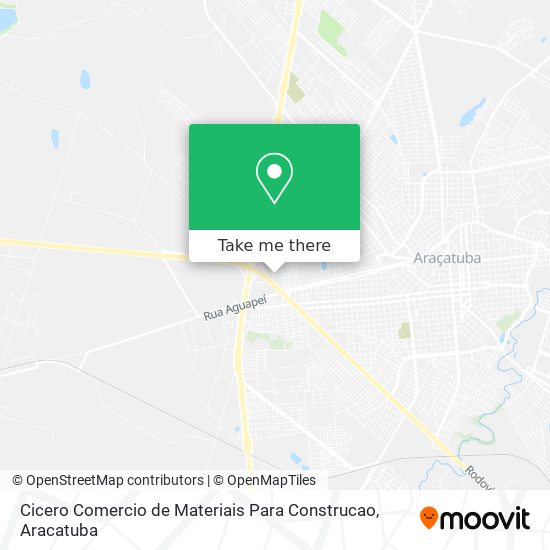 Mapa Cicero Comercio de Materiais Para Construcao