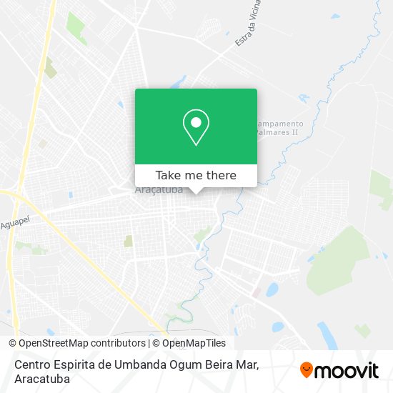 Mapa Centro Espirita de Umbanda Ogum Beira Mar