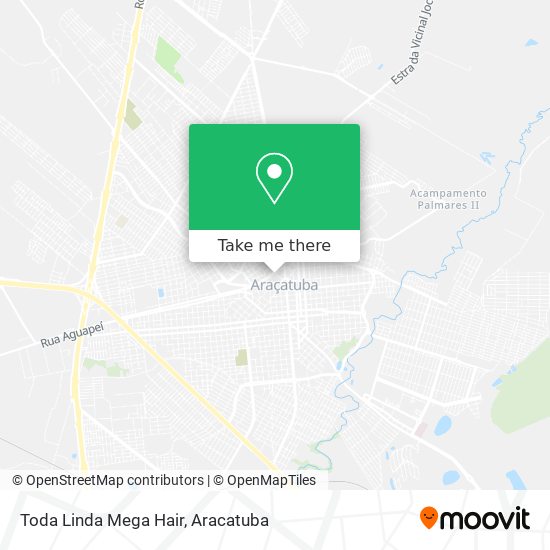 Toda Linda Mega Hair map