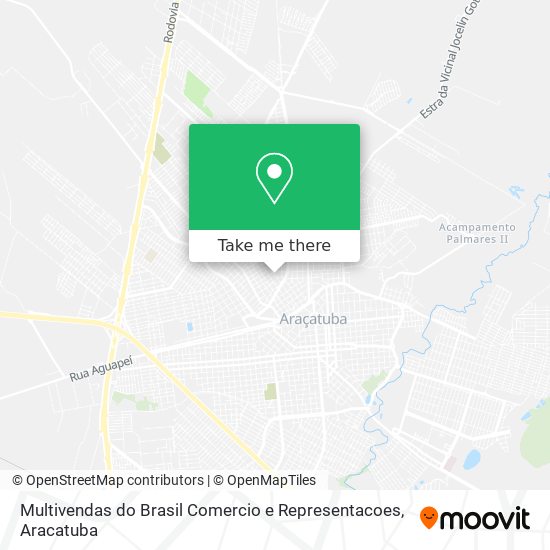 Multivendas do Brasil Comercio e Representacoes map