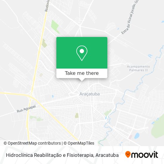 Hidroclínica Reabilitação e Físioterapia map