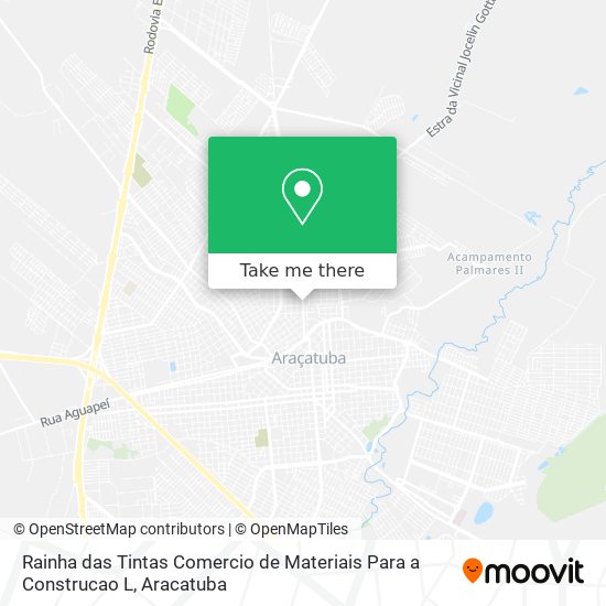 Rainha das Tintas Comercio de Materiais Para a Construcao L map