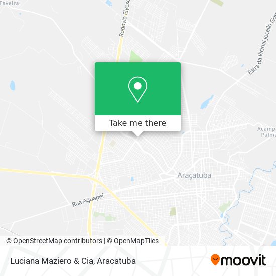 Luciana Maziero & Cia map
