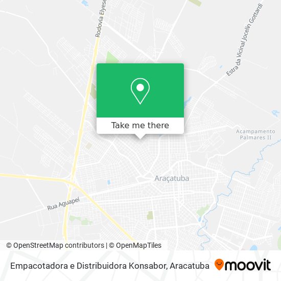 Empacotadora e Distribuidora Konsabor map