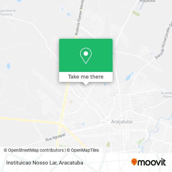 Instituicao Nosso Lar map
