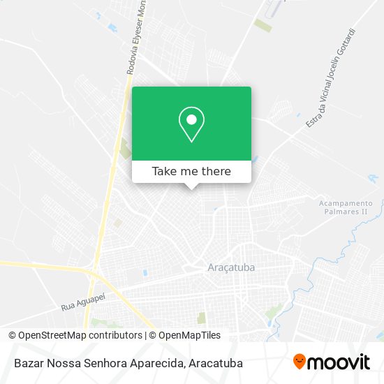 Mapa Bazar Nossa Senhora Aparecida