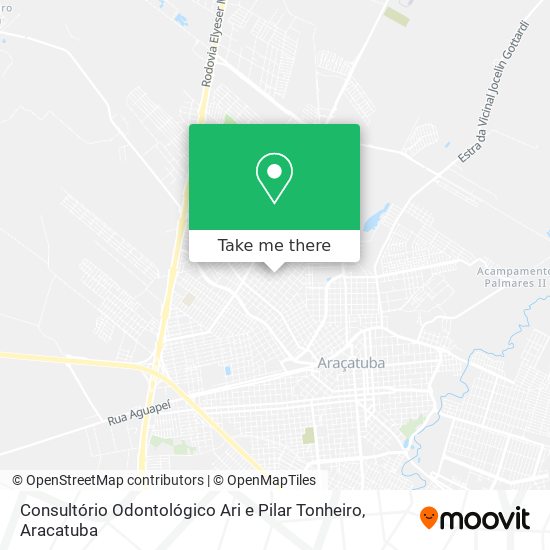 Mapa Consultório Odontológico Ari e Pilar Tonheiro