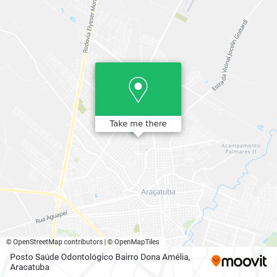 Posto Saúde Odontológico Bairro Dona Amélia map
