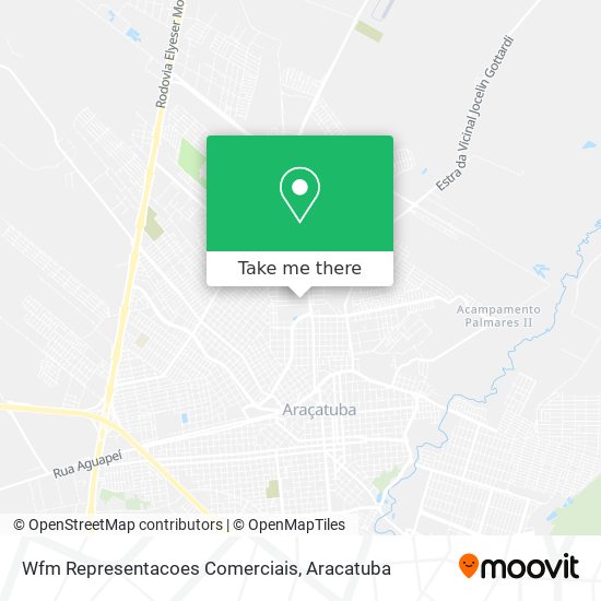 Wfm Representacoes Comerciais map