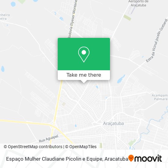 Mapa Espaço Mulher Claudiane Picolin e Equipe