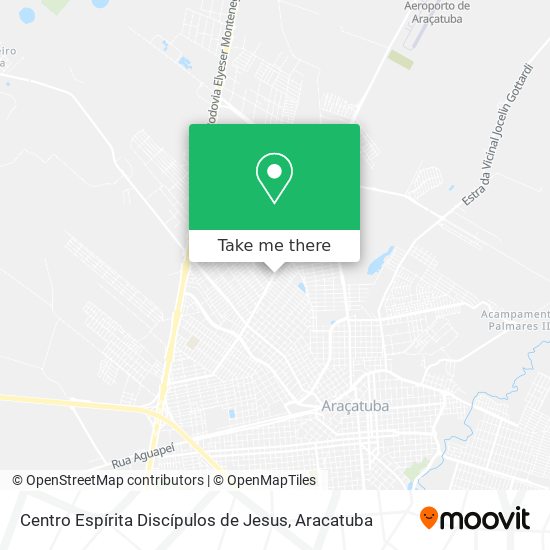 Centro Espírita Discípulos de Jesus map