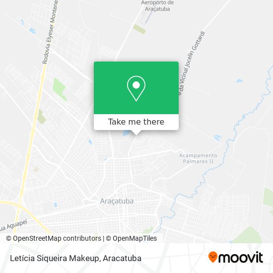 Letícia Siqueira Makeup map