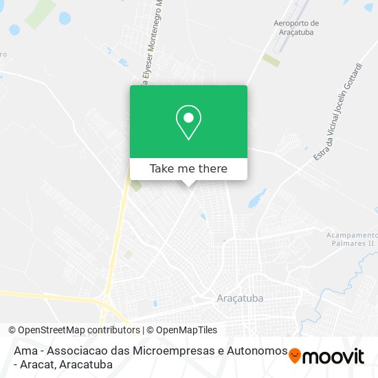 Ama - Associacao das Microempresas e Autonomos - Aracat map