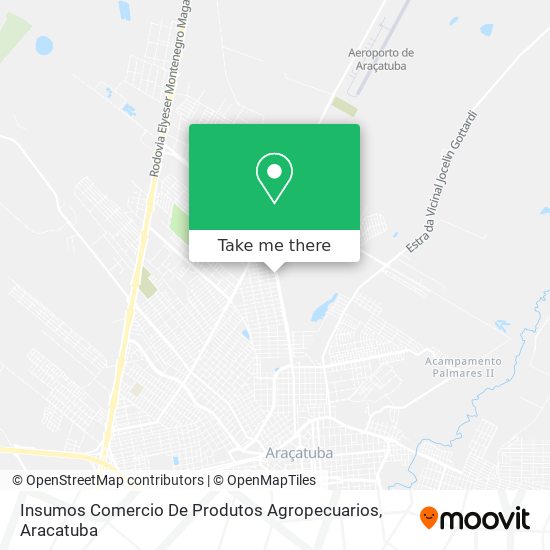 Insumos Comercio De Produtos Agropecuarios map